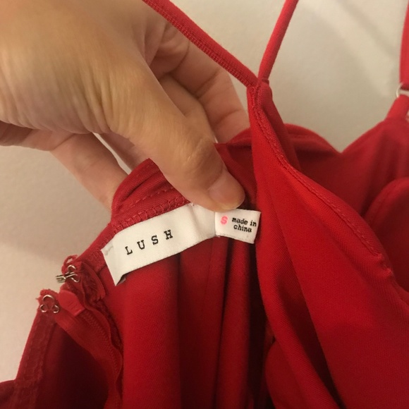 Lulus Red Dress - Picture 4 of 4
